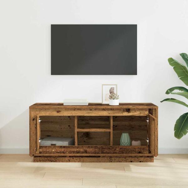 TV-Schränk 102 x 35 x 45 cm Altholz Holzwerkstoff