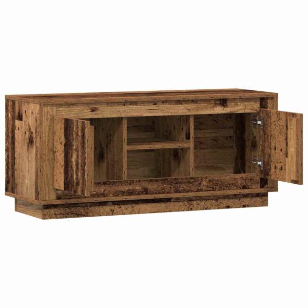 TV-Schränk 102 x 35 x 45 cm Altholz Holzwerkstoff