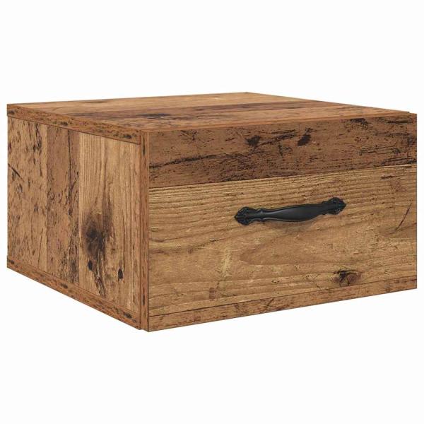 Nachttisch Altholz 35 x 35 x 20 cm Holzwerkstoff