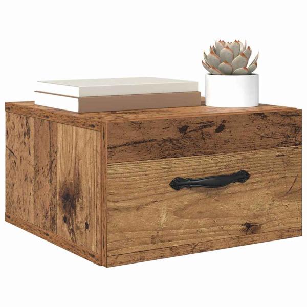 Nachttisch Altholz 35 x 35 x 20 cm Holzwerkstoff