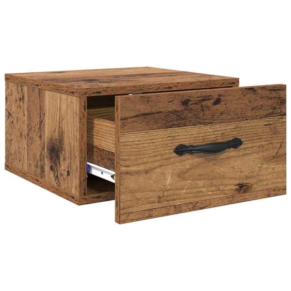 Nachttisch Altholz 35 x 35 x 20 cm Holzwerkstoff