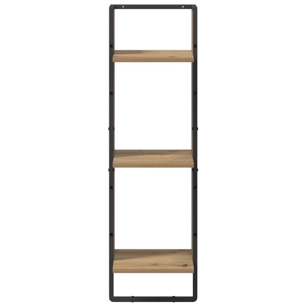Wandregal Wandhalterung Artisan-Eiche 30 x 25 x 100 cm