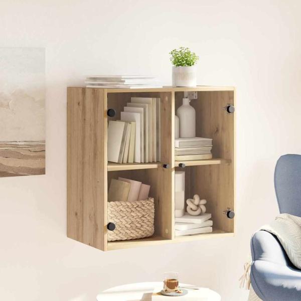 Wandschrank 68 x 37 x 68,5 cm Holzwerkstoff Artisan-Eiche
