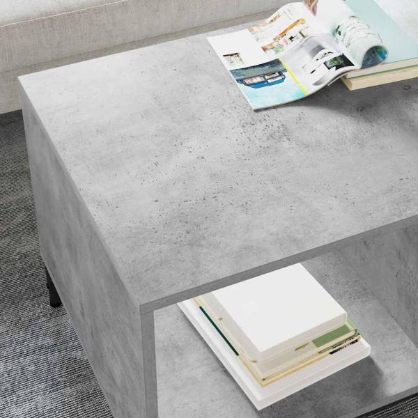 Couchtisch Betongrau 90 x 49 x 46 cm Holzwerkstoff