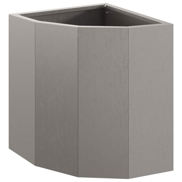 Eckpflanzer Rostoptik 30 x 30 x 35 cm Wetterfeststahl