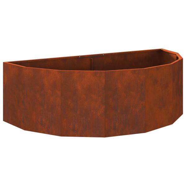 Pflanzk?bel Rostig 120 x 60 x 35 cm Wetterfeststahl