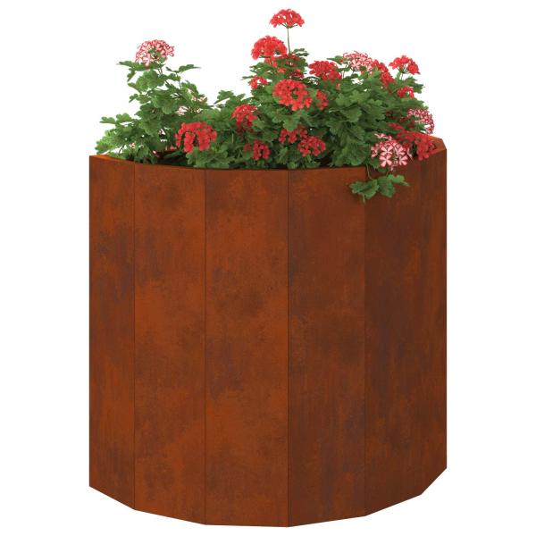 Pflanzkübel Rostig 60 x 30 x 50 cm Wetterfeststahl