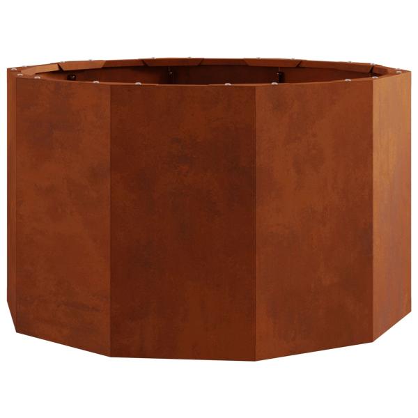 Pflanzkübel Rostig 60 x 60 x 35 cm Wetterfeststahl