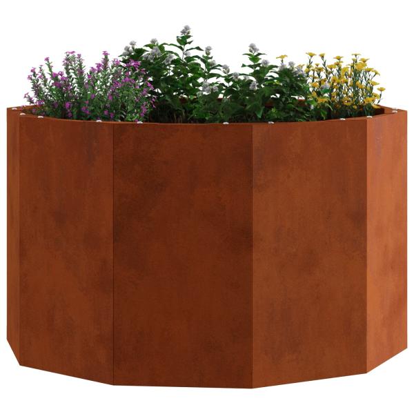 Pflanzkübel Rostig 60 x 60 x 35 cm Wetterfeststahl