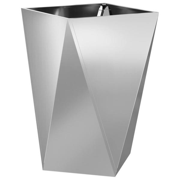 Pflanzkübel Silber 50 x 50 x 75 cm Verzinkter Stahl