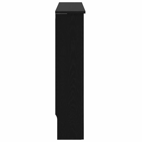 Heizkörperabdeckung Schwarz Eichen-Optik 78 x 19 x 81,5 cm
