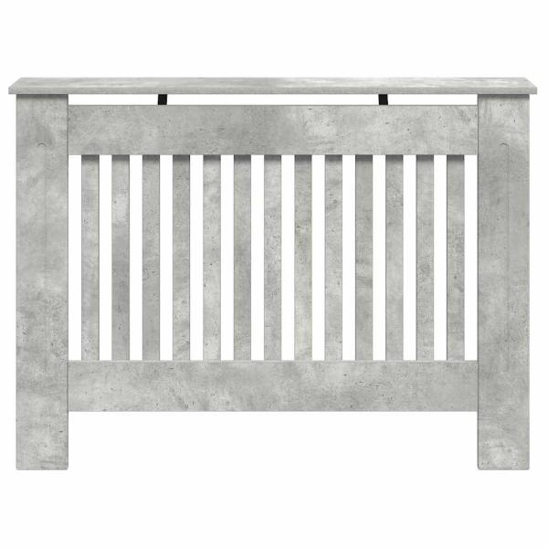 Heizkörperabdeckung Betongrau 112 x 19 x 81,5 cm Holzwerkstoff
