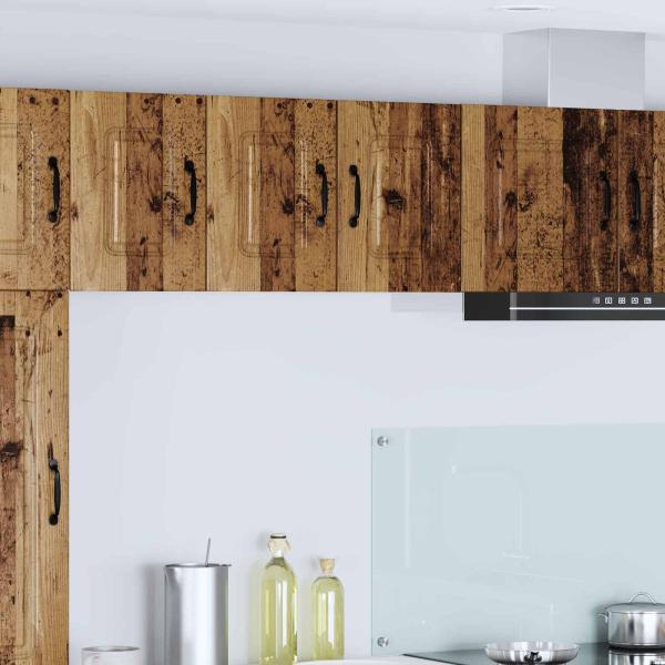 ARDEBO.de - Geschirrspülerfront Kalmar 2 stk. Altholz Holzwerkstoff