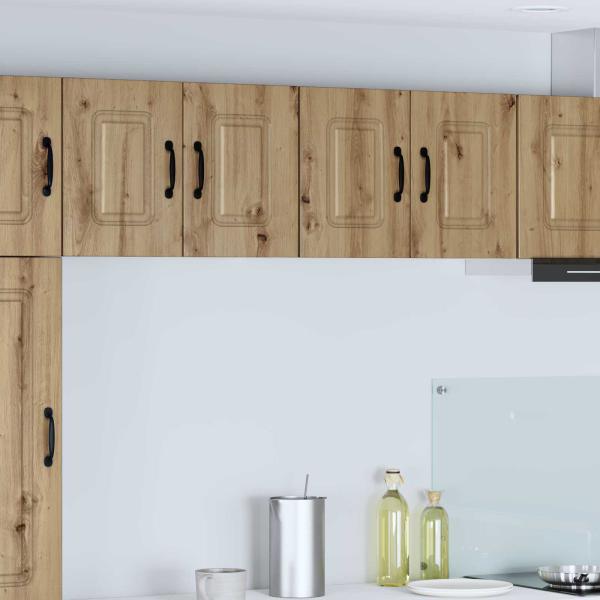 ARDEBO.de - Geschirrspülerfront Kalmar 2 stk. Artisan-Eiche Holzwerkstoff