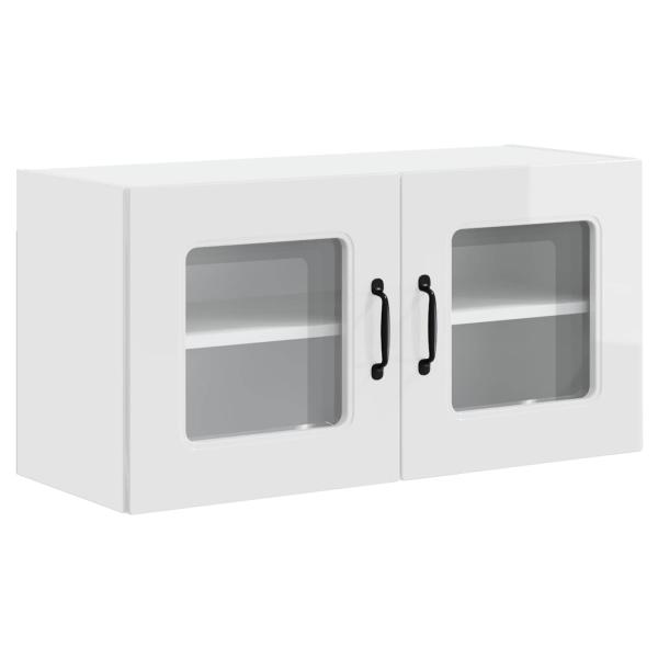 Geschirrsp?lerfront Kalmar Hochglanz Wei? 80 x 31 x 40 cm