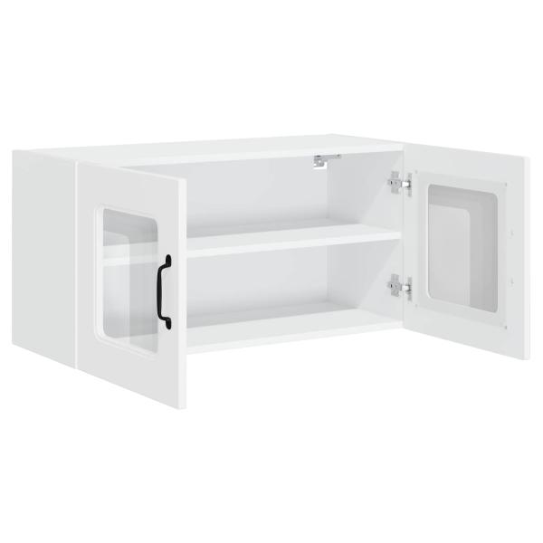 Geschirrsp?lerfront Kalmar Hochglanz Wei? 80 x 31 x 40 cm