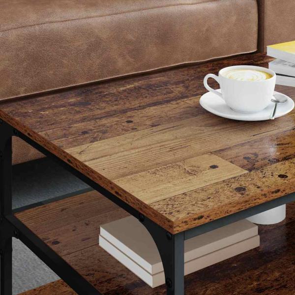 Couchtisch Altholz 90 x 49 x 40 cm Holzwerkstoff