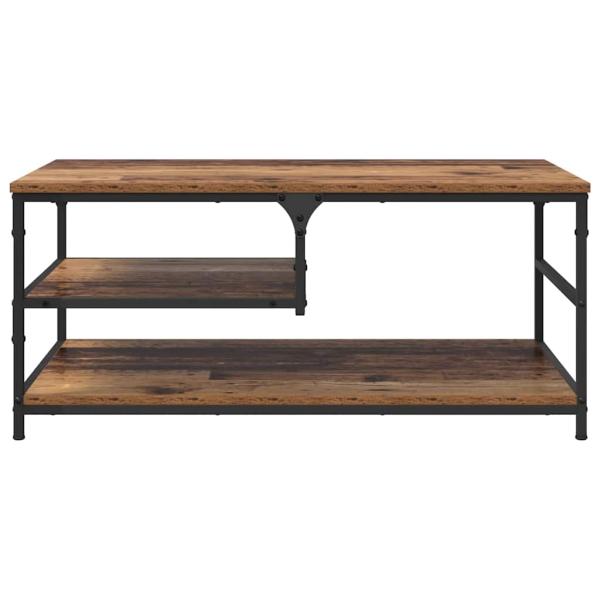 Couchtisch Altholz 90 x 49 x 40 cm Holzwerkstoff