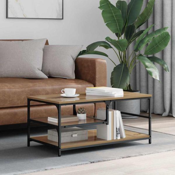 ARDEBO.de - Couchtisch Artisan-Eiche 90 x 49 x 40 cm Holzwerkstoff