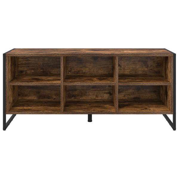 Schuhschrank 100 x 35 x 44 cm Holzwerkstoff Raucharbe