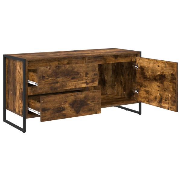 TV-Schränk 100 x 36 x 49.5 cm Raucharbe Holzwerkstoff