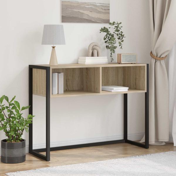 ARDEBO.de - Beistelltisch Sonoma 100 x 36 x 75 cm Holzwerkstoff