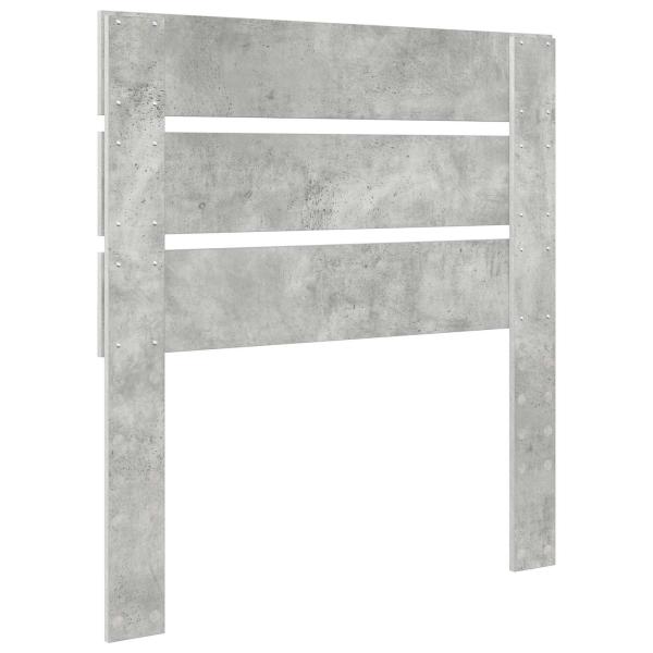 Kopfteil Beton Grau Holzwerkstoff