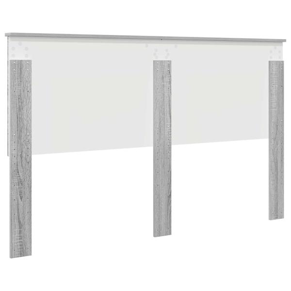 Kopfteil Graues Sonoma Holzwerkstoff