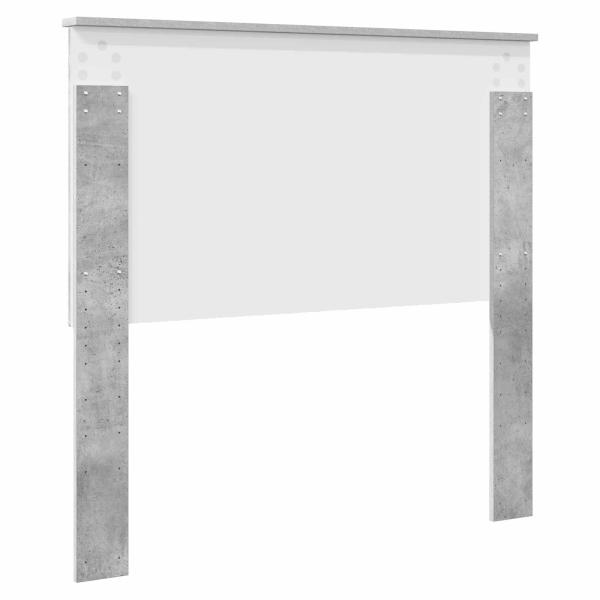 Kopfteil Beton Grau Holzwerkstoff