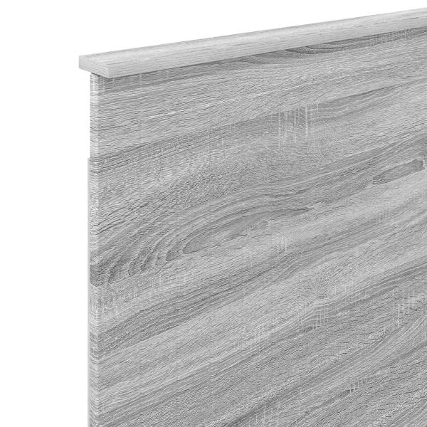 Kopfteil Graues Sonoma Holzwerkstoff