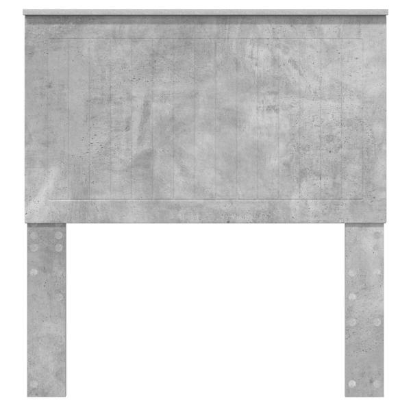 Kopfteil Beton Grau Holzwerkstoff