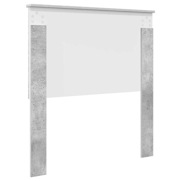 Kopfteil Beton Grau Holzwerkstoff