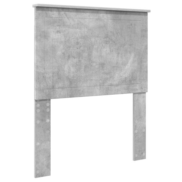 Kopfteil Beton Grau Holzwerkstoff