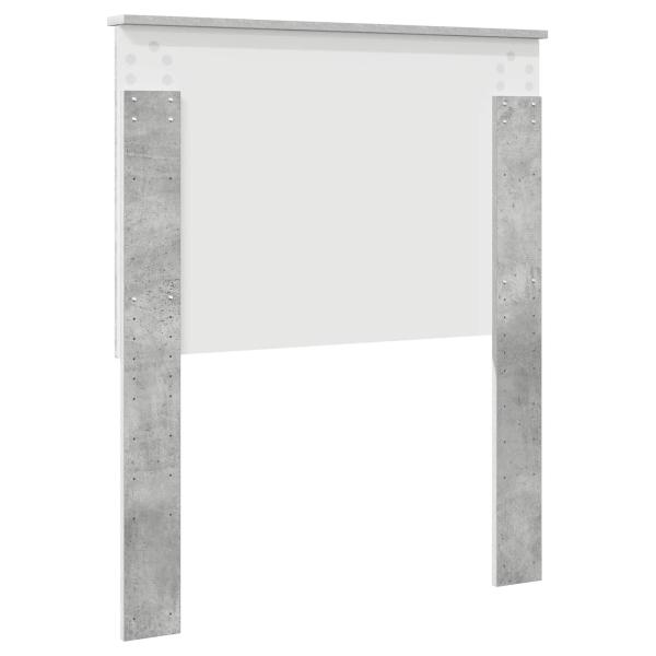 Kopfteil Beton Grau Holzwerkstoff