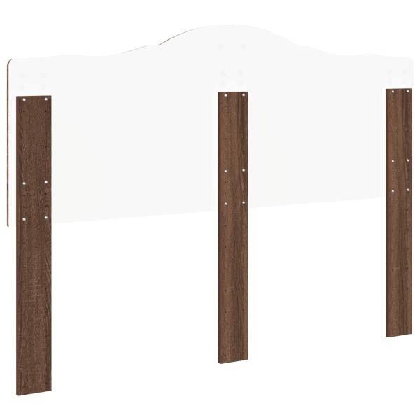 Kopfteil Braun Eichen-Optik Holzwerkstoff