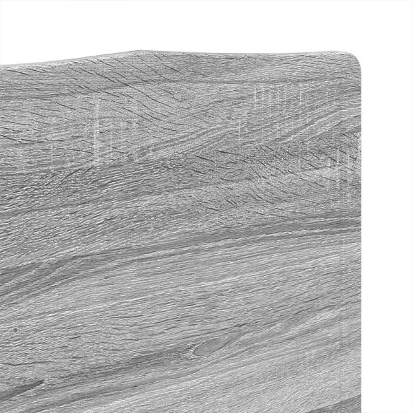 Kopfteil Graues Sonoma Holzwerkstoff