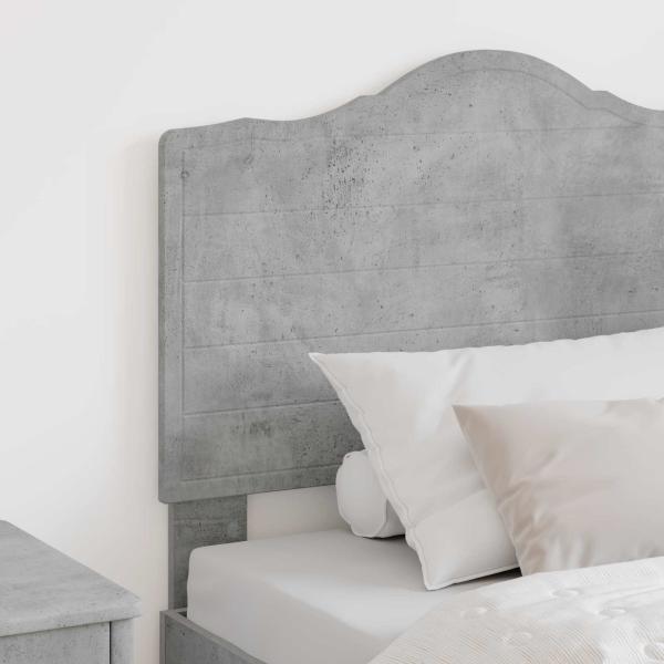 Kopfteil Beton Grau Holzwerkstoff
