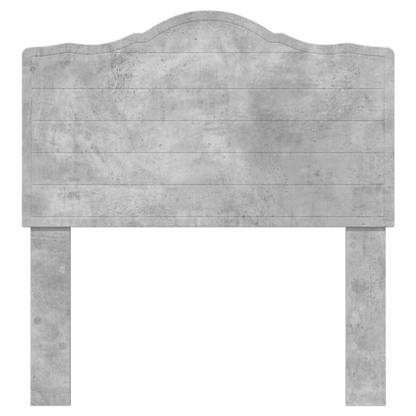 Kopfteil Beton Grau Holzwerkstoff