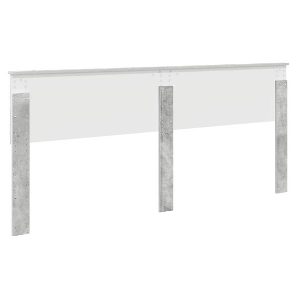 Kopfteil Beton Grau Holzwerkstoff