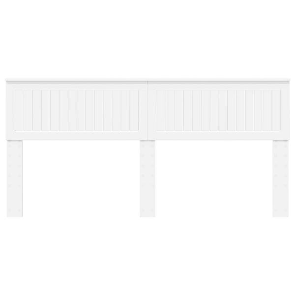 Kopfteil Weiß Holzwerkstoff
