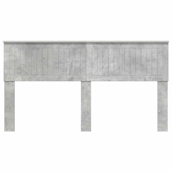 Kopfteil Betongrau Holzwerkstoff