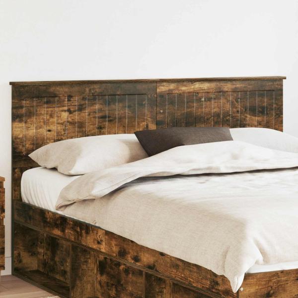 ARDEBO.de - Kopfteil Räuchereiche Holzwerkstoff