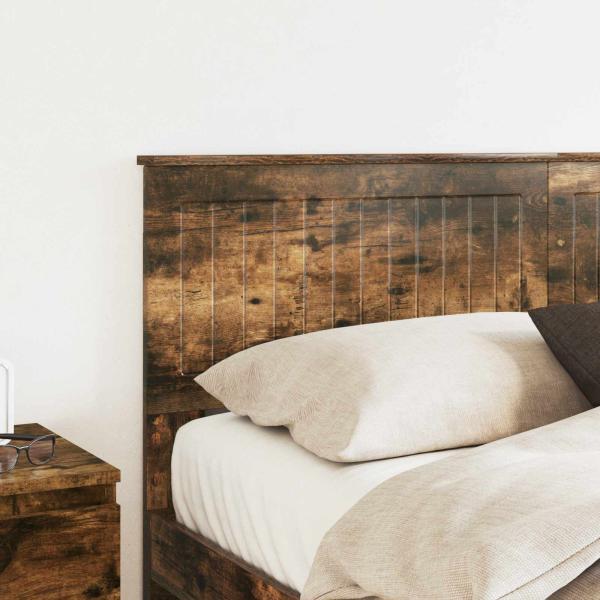 Kopfteil Räuchereiche Holzwerkstoff