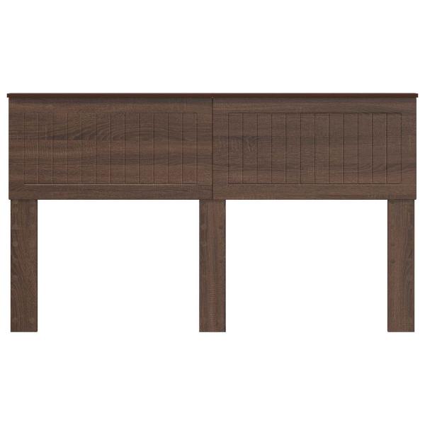 Kopfteil Braun Eichen-Optik Holzwerkstoff