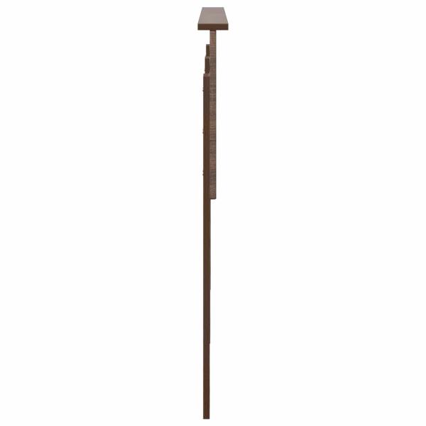 Kopfteil Braun Eichen-Optik Holzwerkstoff
