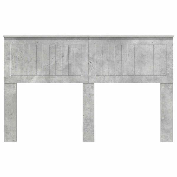 Kopfteil Betongrau Holzwerkstoff