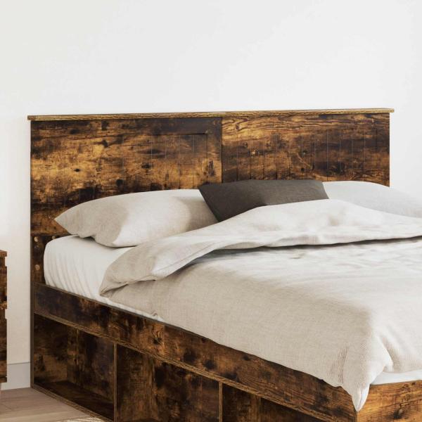 ARDEBO.de - Kopfteil Geräucherte Eiche Holzwerkstoff