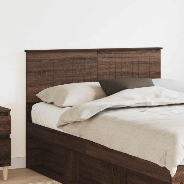 ARDEBO.de - Kopfteil Braun Eichen-Optik Holzwerkstoff
