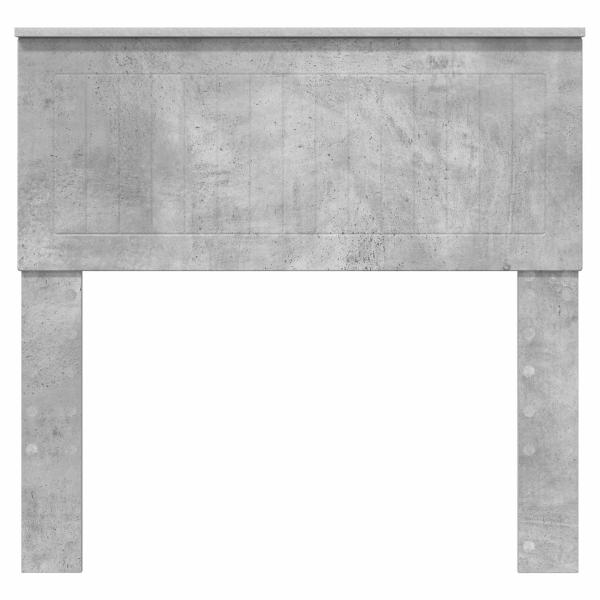 Kopfteil Beton Grau Holzwerkstoff