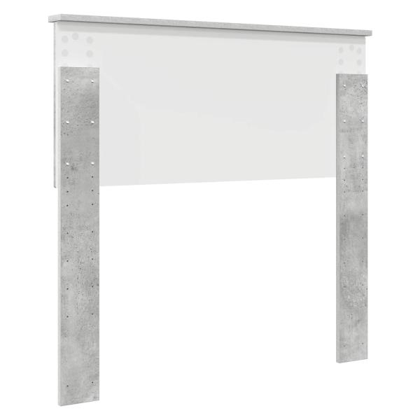 Kopfteil Beton Grau Holzwerkstoff
